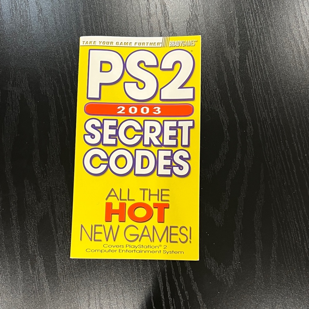 BradyGames PS2 Secret Codes 2003 Guide - Yellow